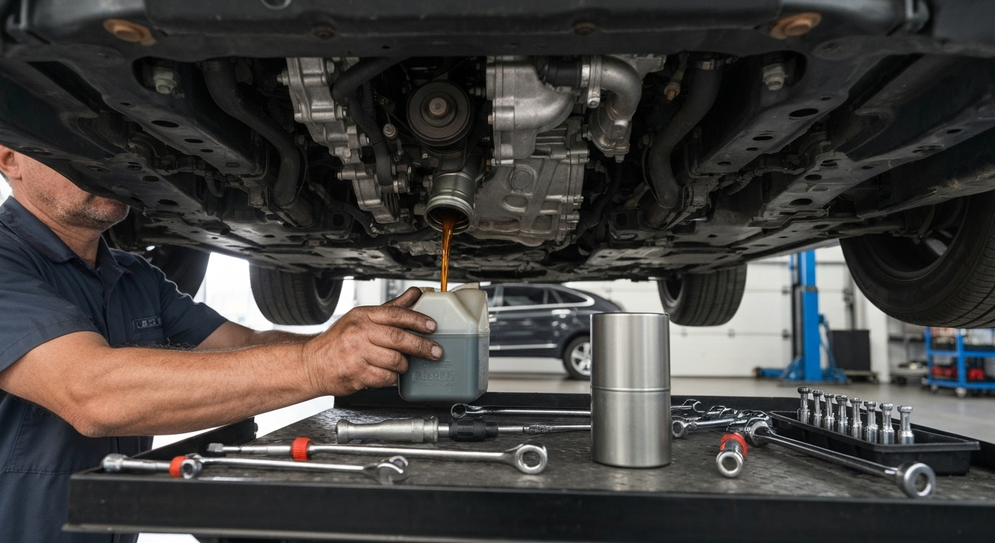 замена моторного масла