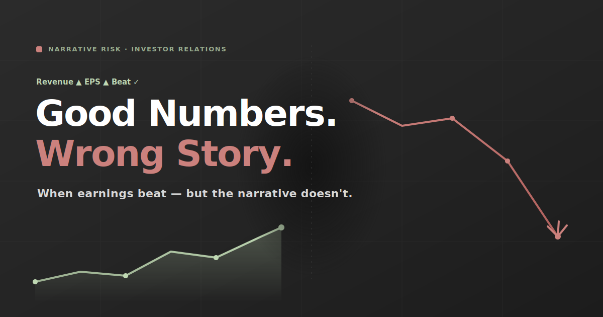 The Narrative Vacuum That Kills Stock Price