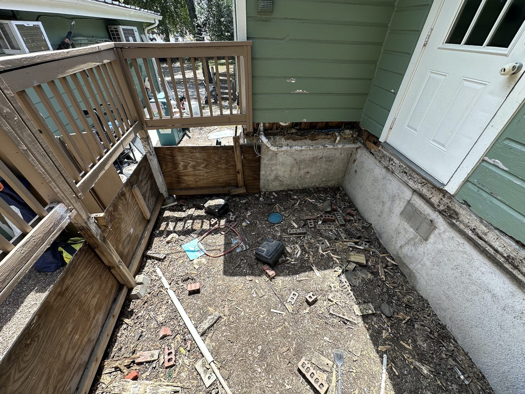 Porch and stair restoration Austin TX — process photo 5 of 23