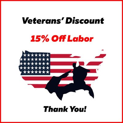 Discount 15% Veteran