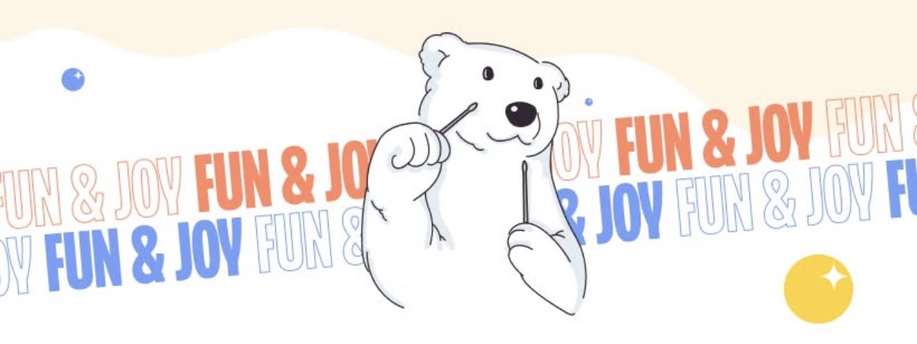 Fun & Joy polar bear drummer
