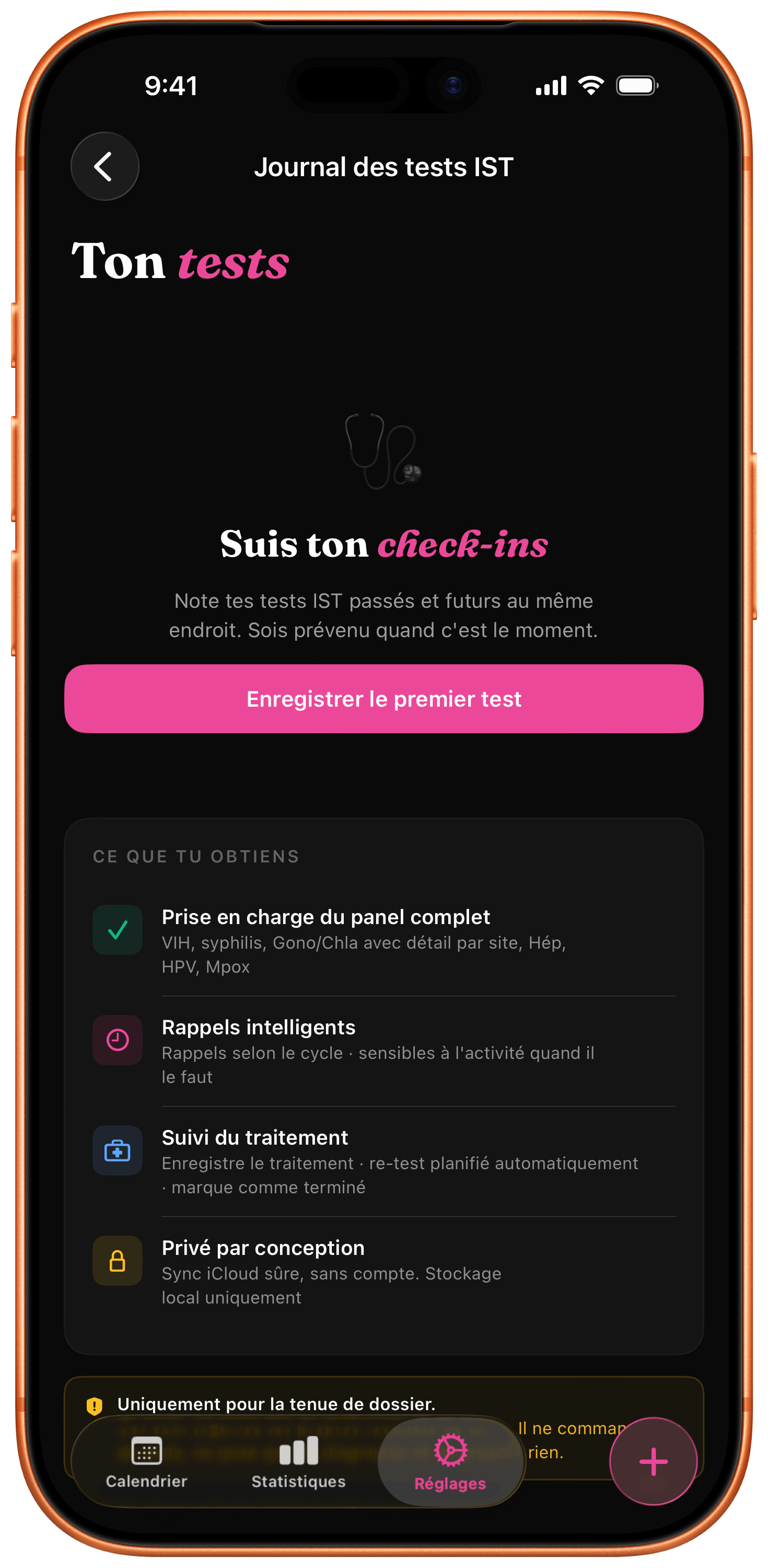 Journal des dépistages IST