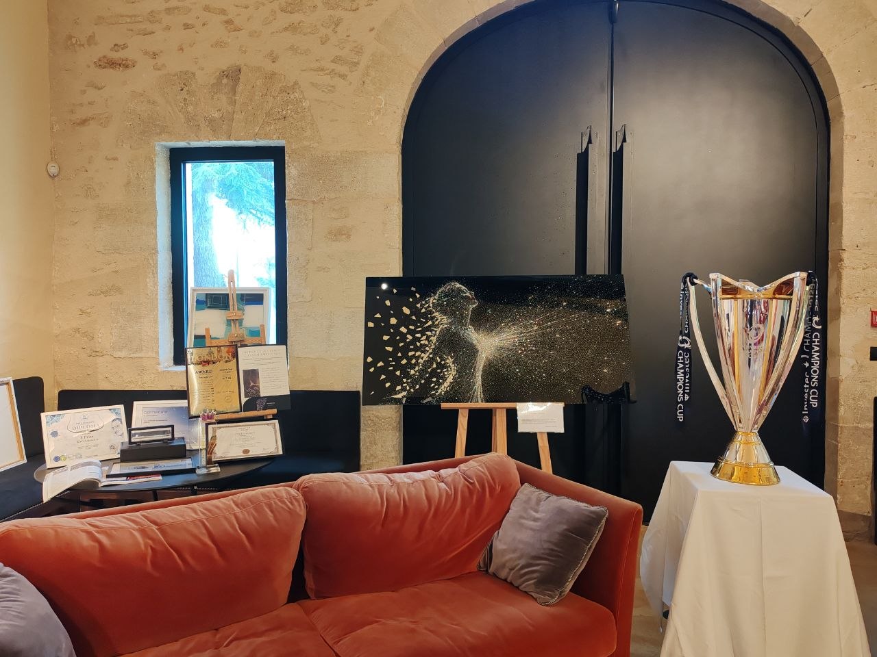 L’œuvre présentée au gala