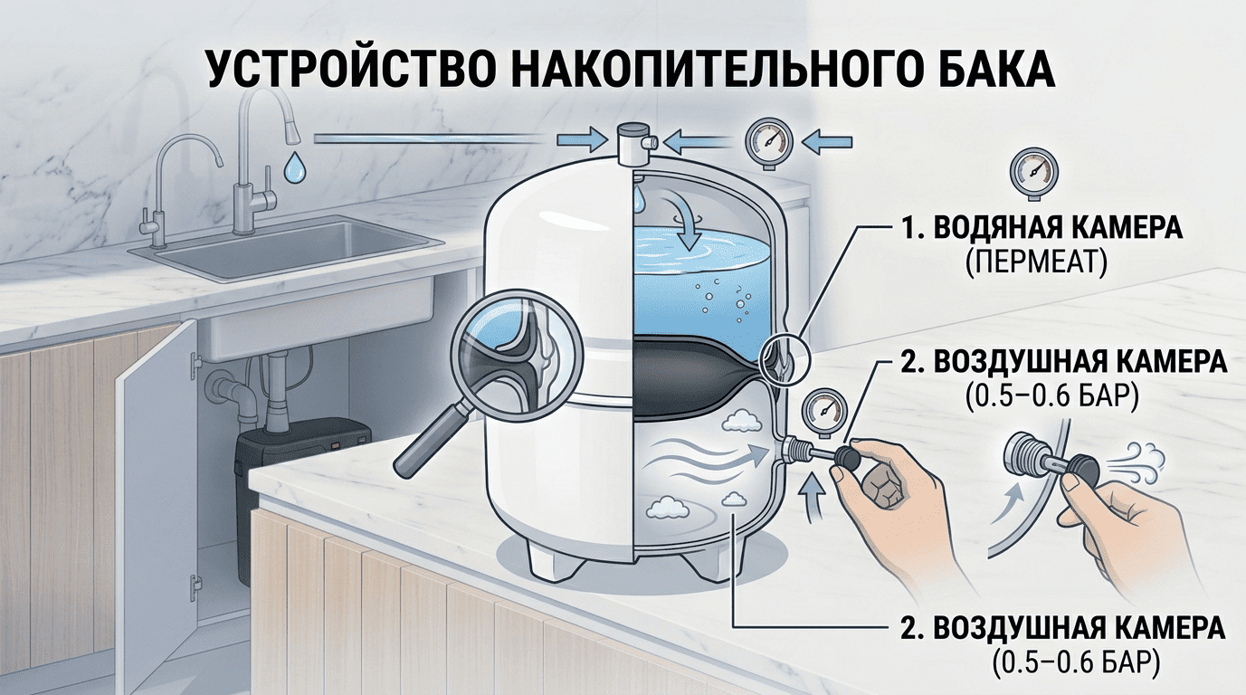 Очистка воды обратным осмосом и получение минералов из продуктов питания