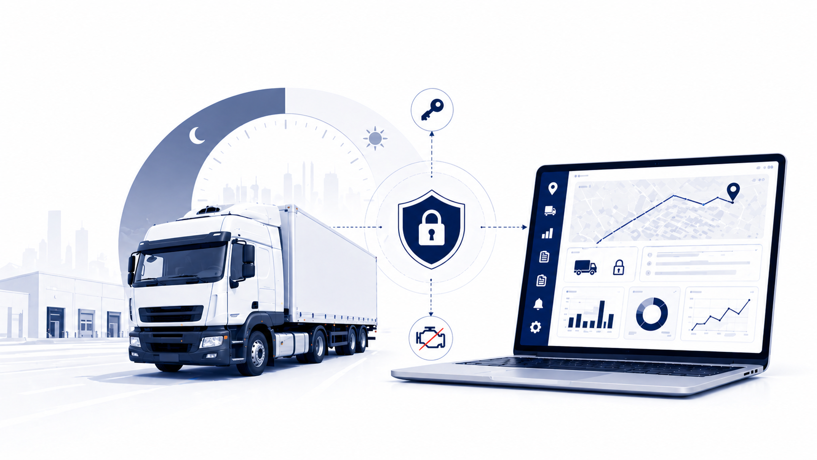 Digital kontrollierter Fuhrpark mit Motorblockierung und CAN-Datenanalyse bei FSS Spedition GmbH