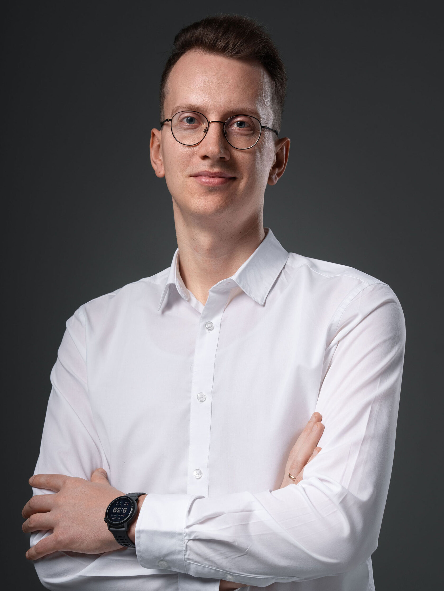 Портрет для профиля LinkedIn, фотостудия в Вильнюсе