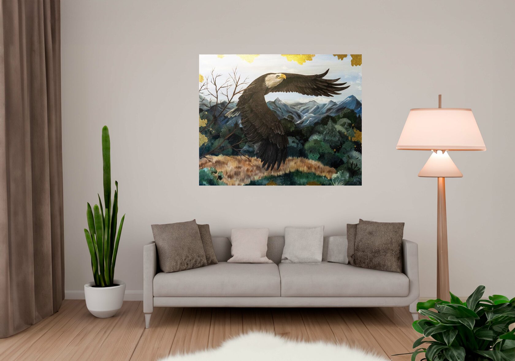 Kunstwerk für deinen Raum Seeadler