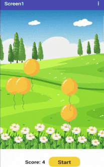 Balloon-fangst app bygget i MIT App Inventor