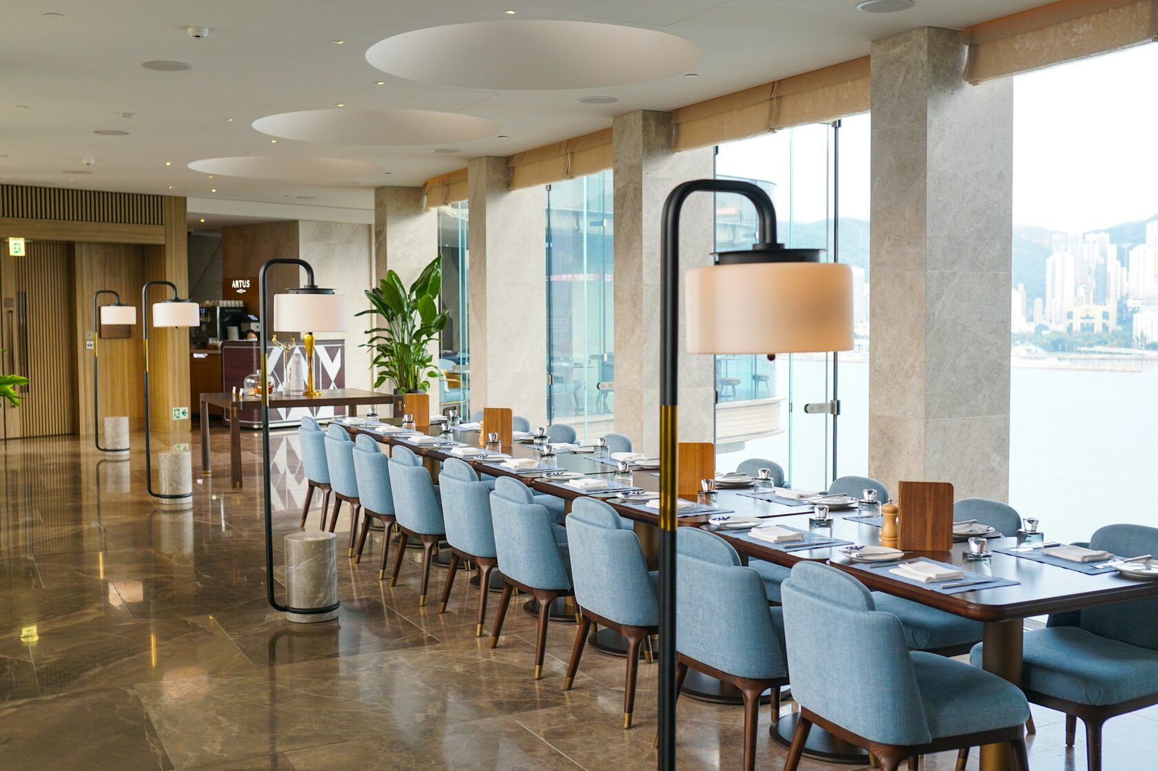 One World Trade Center and the One Dine restaurant