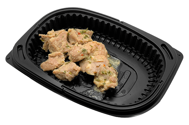 Запеченная птица с луком и чесноком