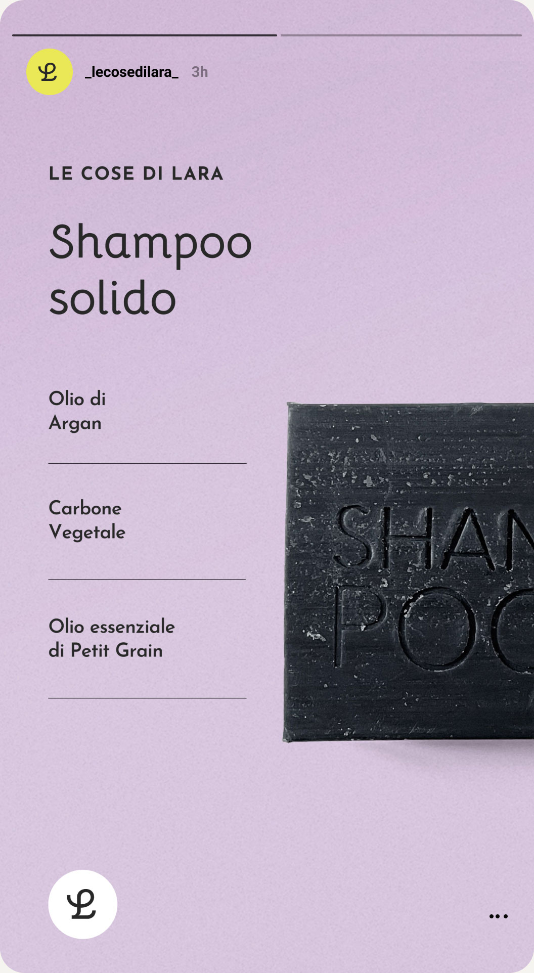 Aesthetic social media post showcasing Le Cose di Lara’s mission: sustainable, handmade, and eco-conscious living.