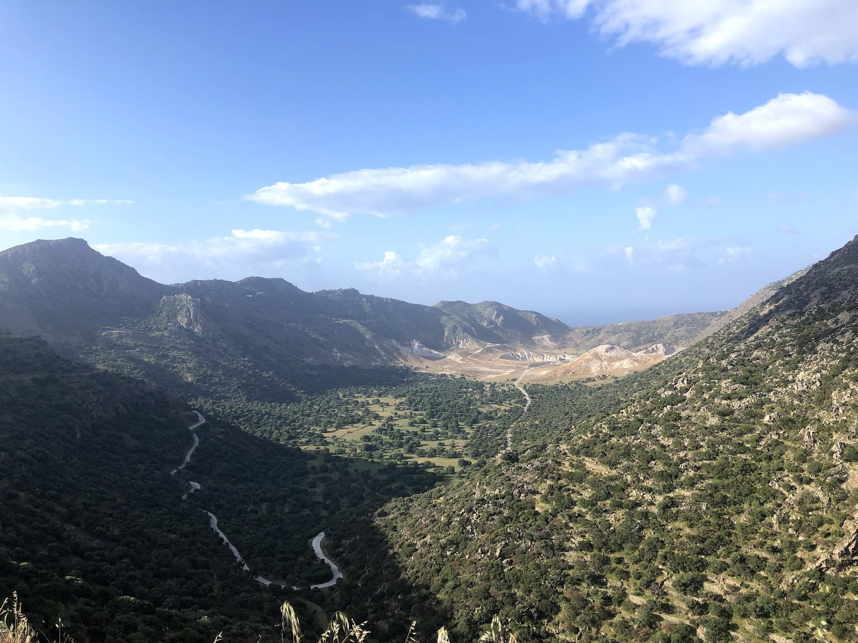 Volcano crater Nisyros