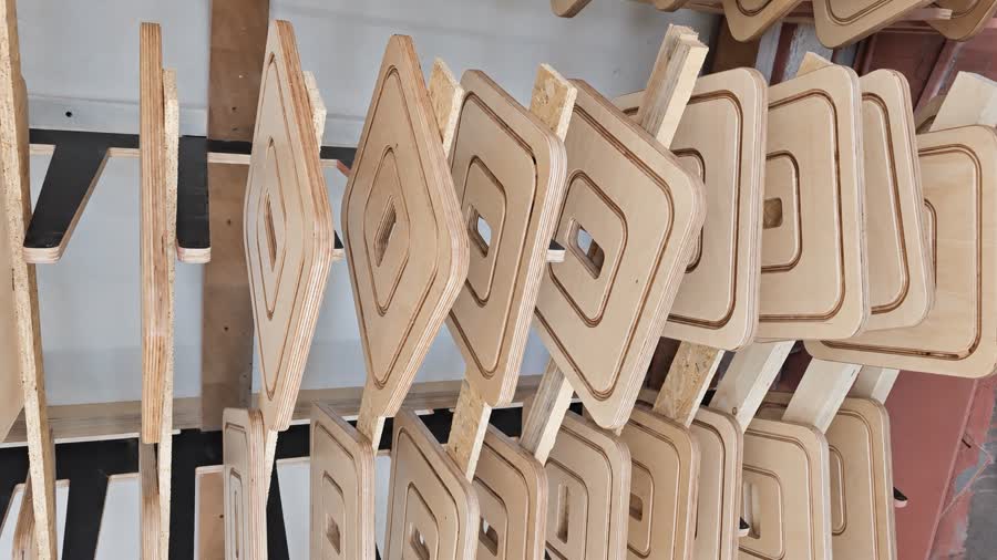 Milled frame parts