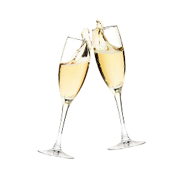 champagne splashes