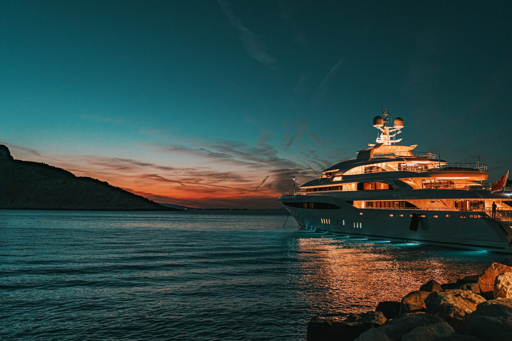 Yacht app screen