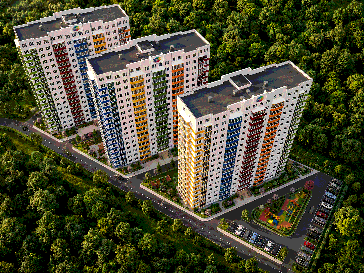 ЖК Акварель — архитектура комплекса