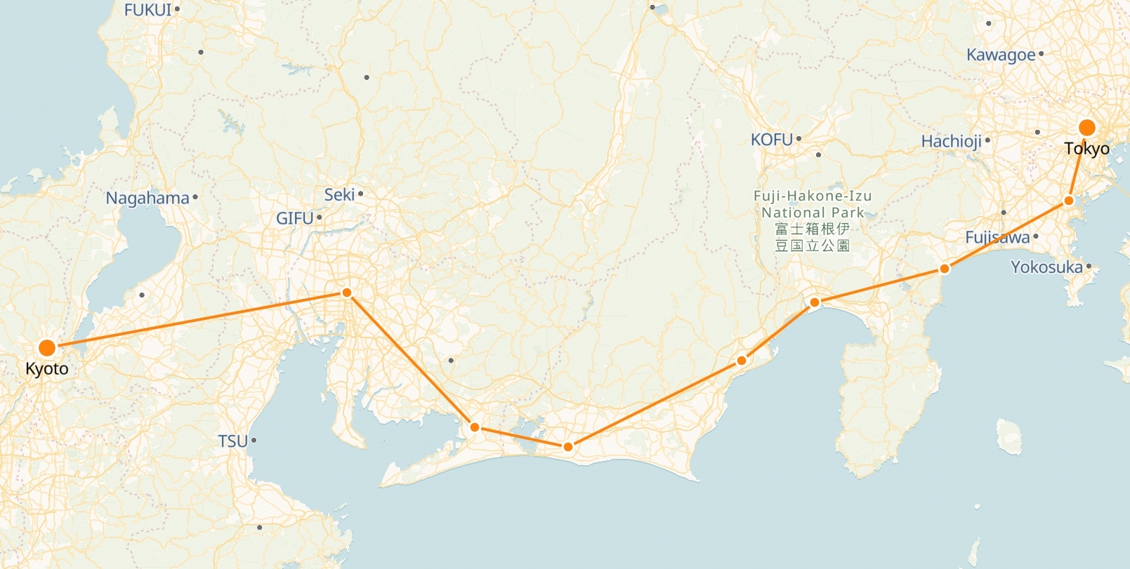 Kyoto to Tokyo Train Schedule Tickets JAPANESE TRAINS