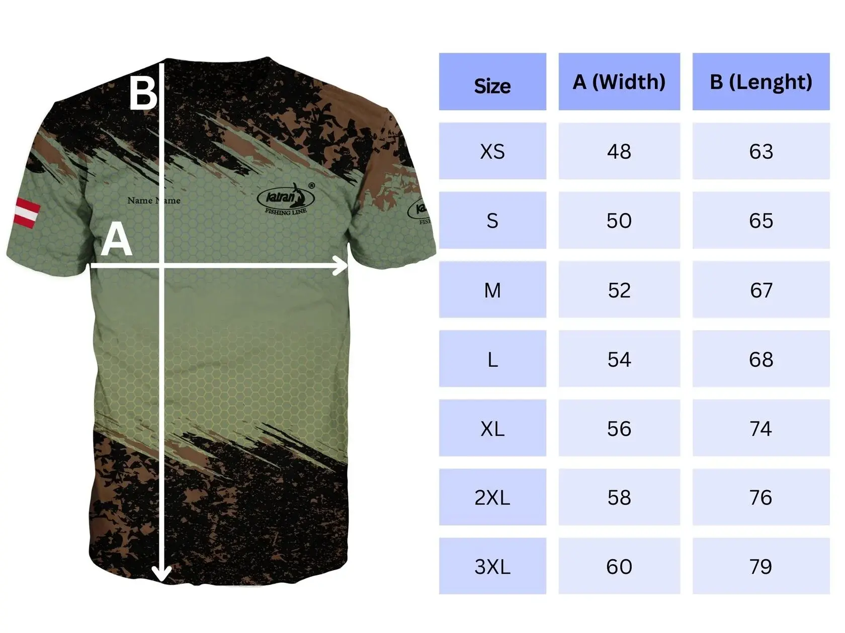 Katran custom team T-shirt short sleeve