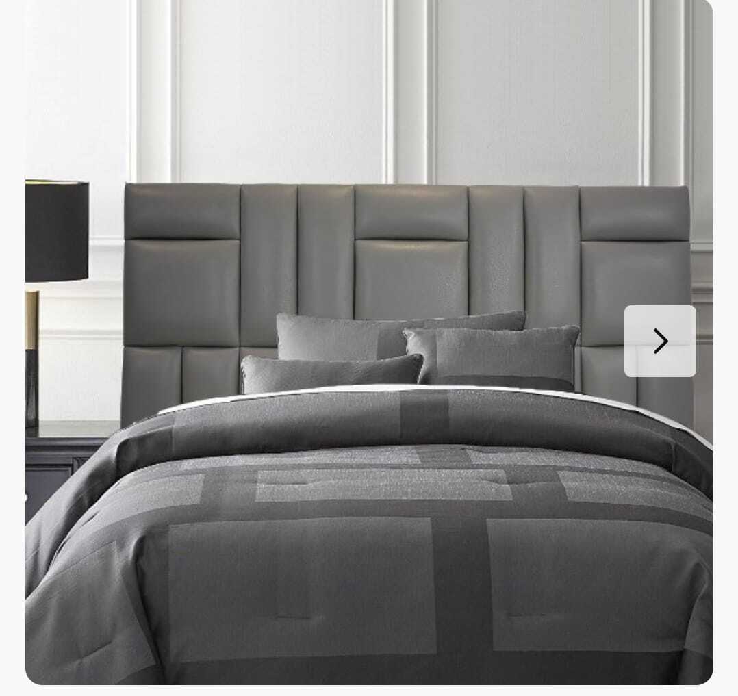 Bespoke upholstered headboard and handcrafted bed made in Peterborough