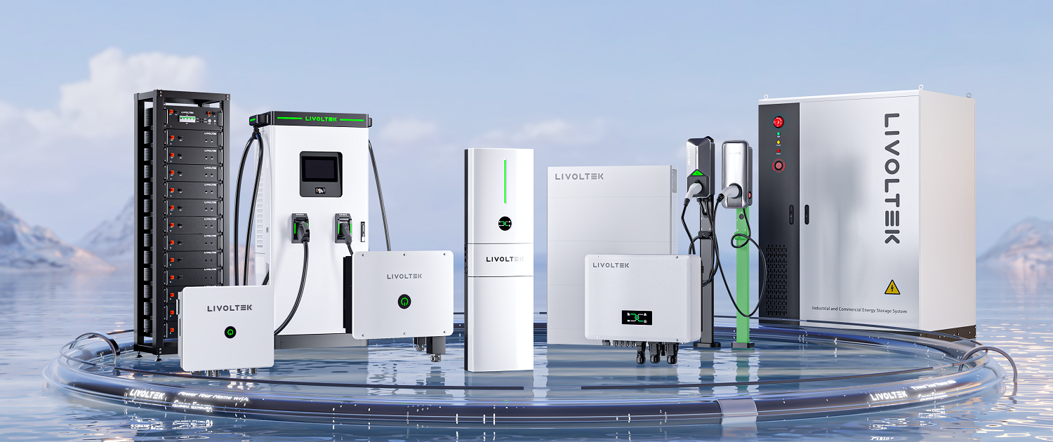 Gamme de produits Livoltek — onduleurs, batteries et borne de recharge