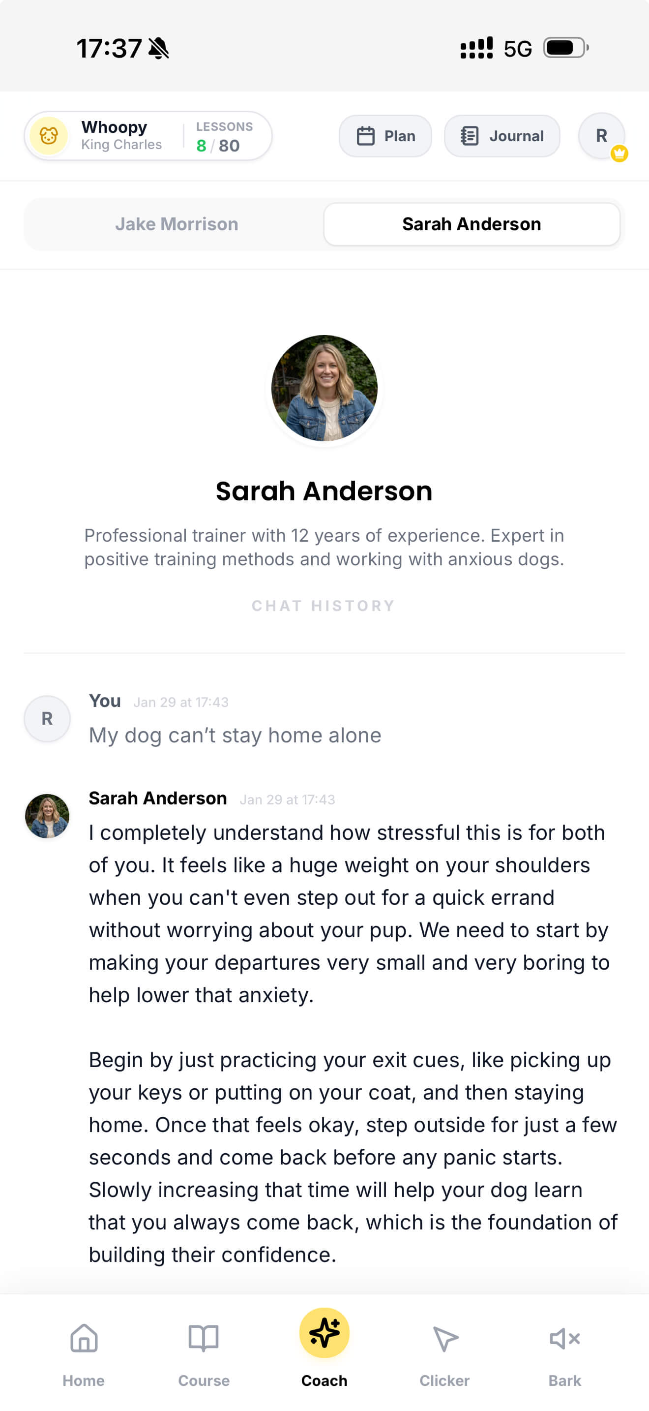 PAW-Plan app screenshot