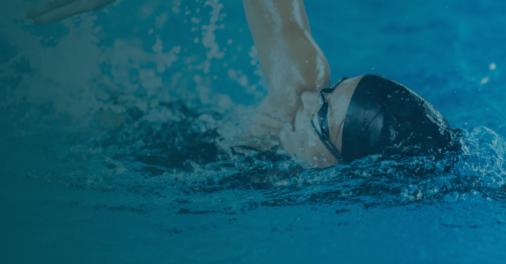 Swimmer doing freestyle