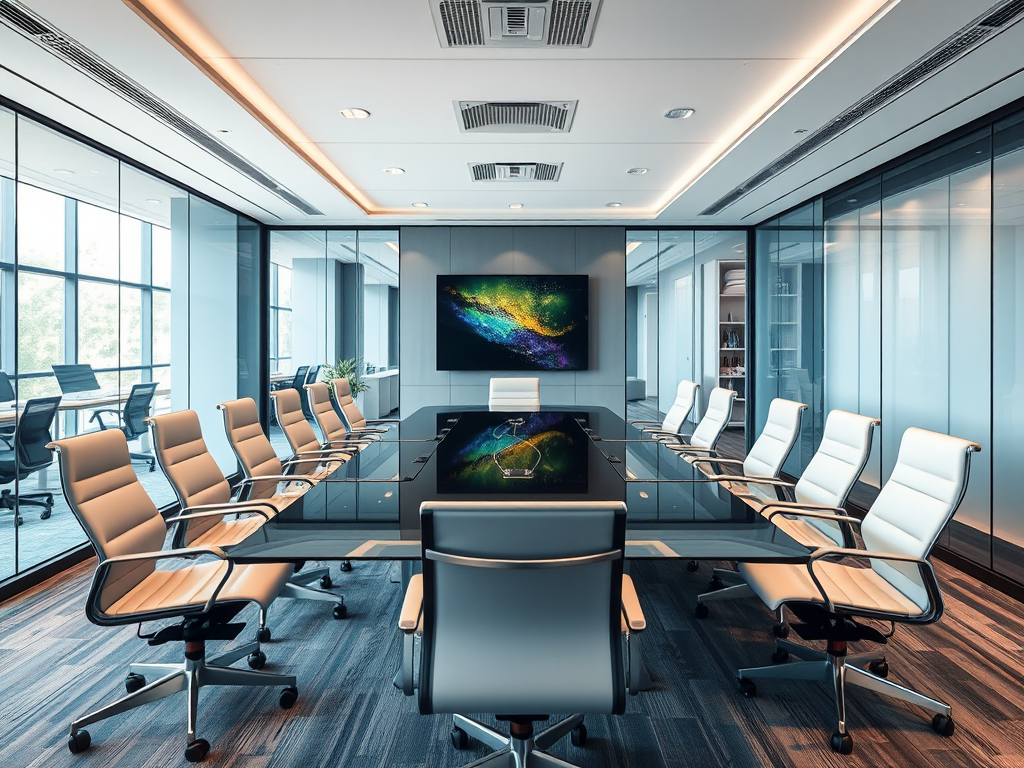 Modern bespoke office and meeting-room furniture designed by ABJ