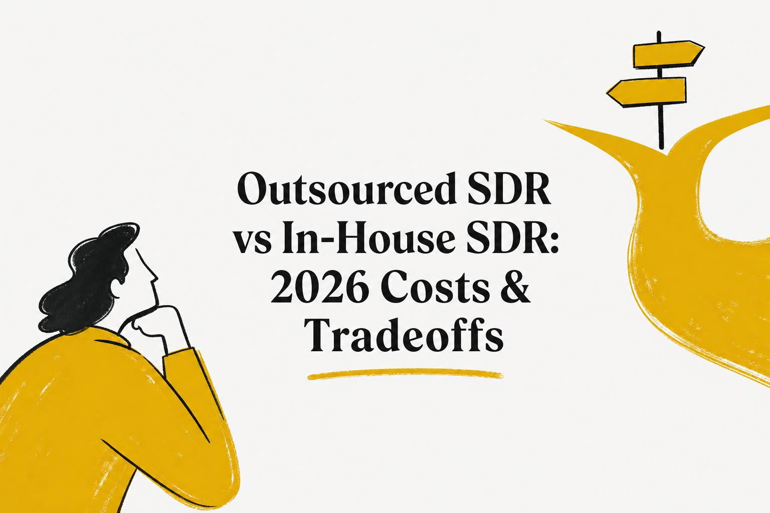 Outsourced SDR vs In-House SDR: 2026 Costs & Tradeoffs