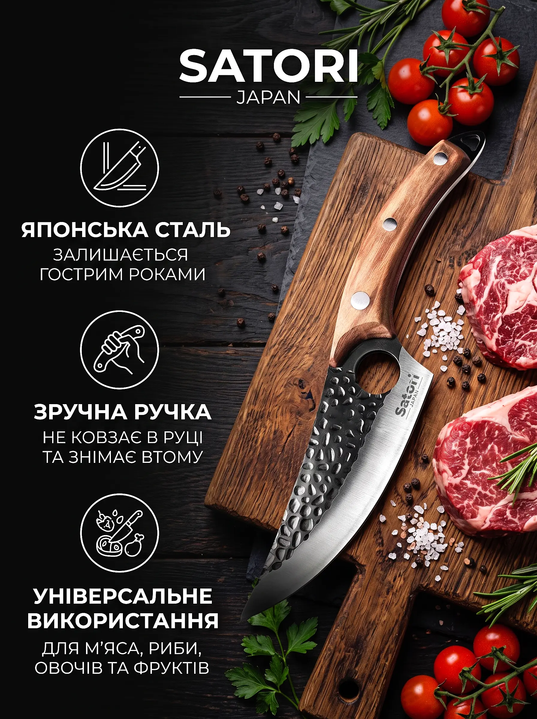 Японський ніж Satori
