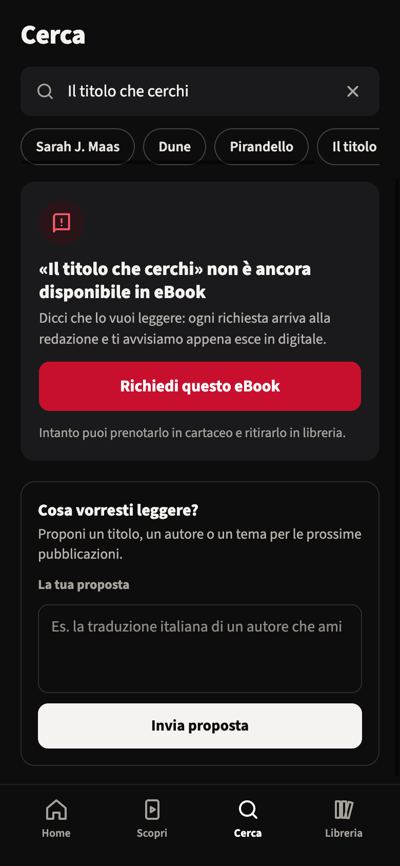 SHELF Reader — Search or request