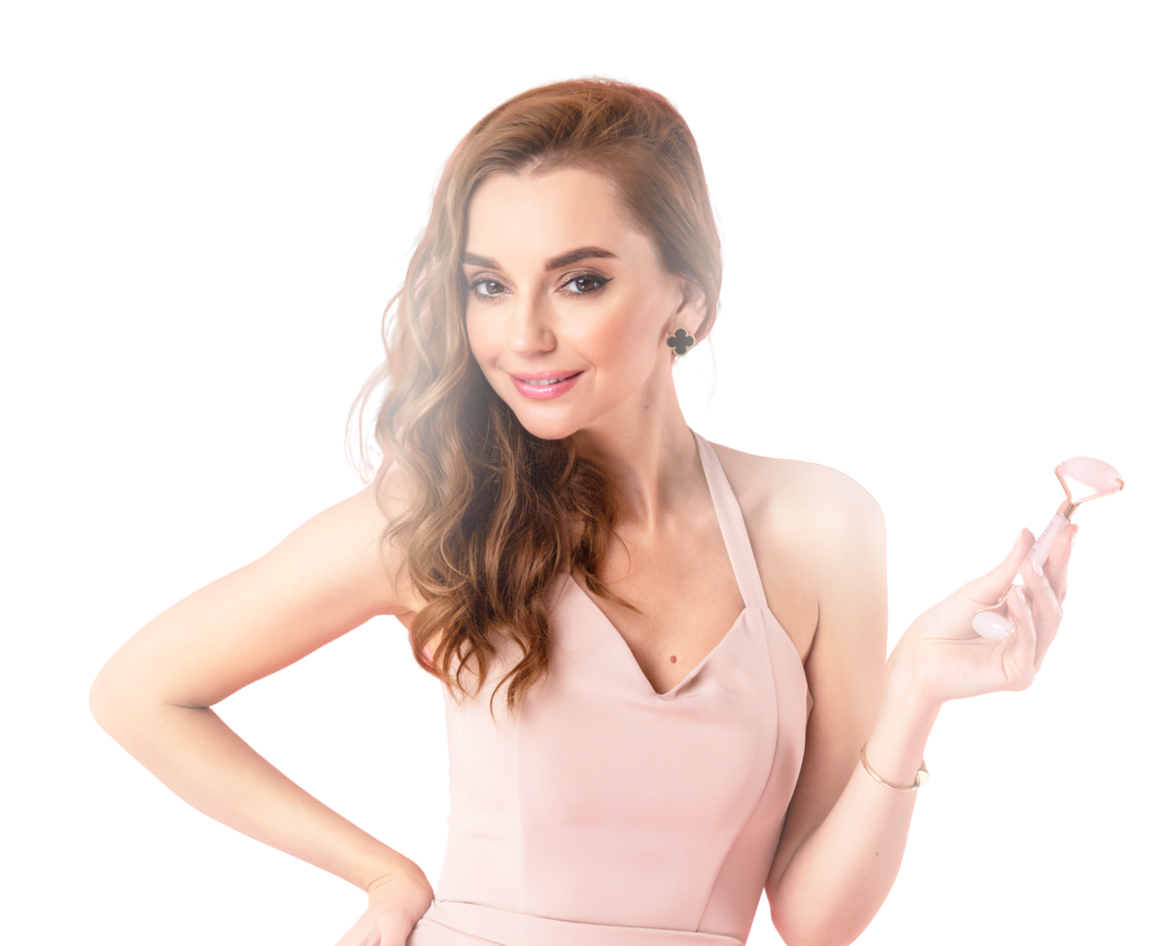 Anfisa Bulgakova arcmasszázs-eszközzel
