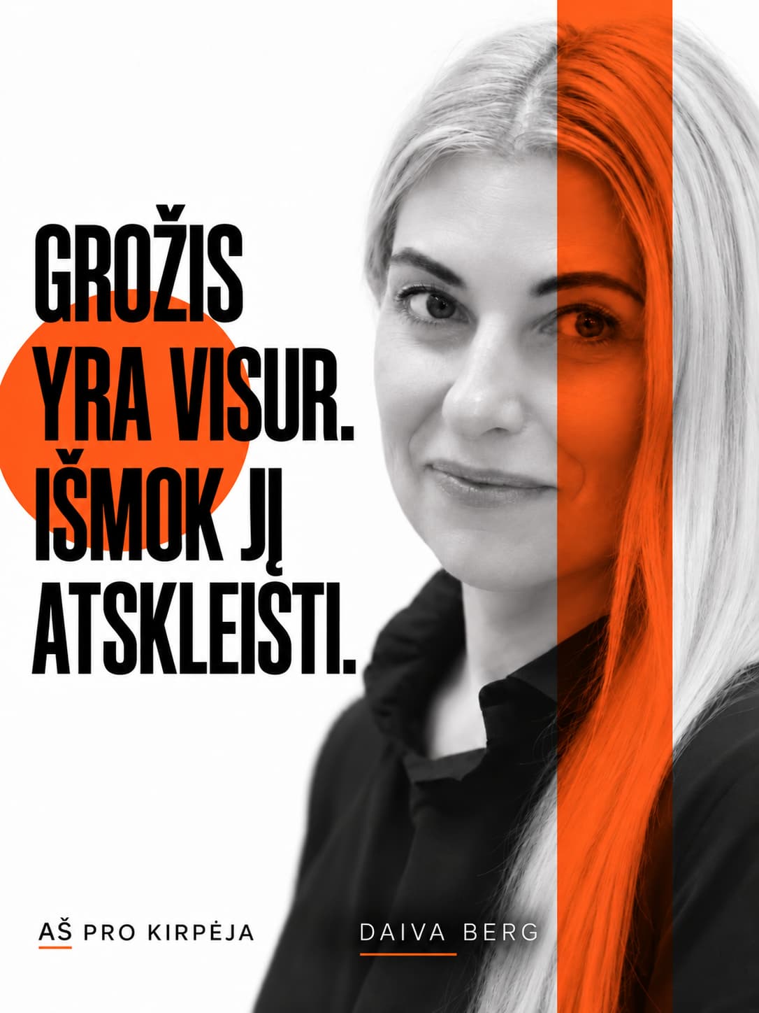 Daiva Berg — kirpėja-stilistė ir lektorė