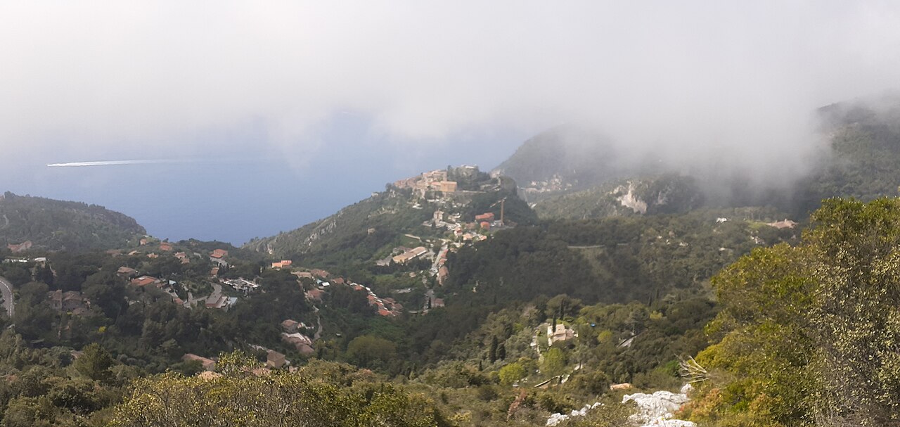 Èze Village perched above the Mediterranean