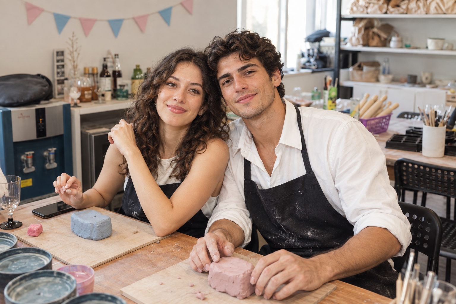 pottery gender reveal 