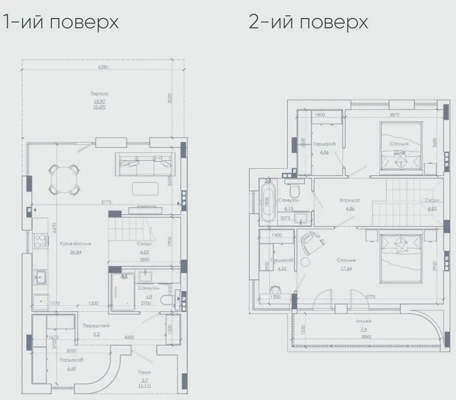 ONE CLUB VILLAGE — планировка таунхауса 5