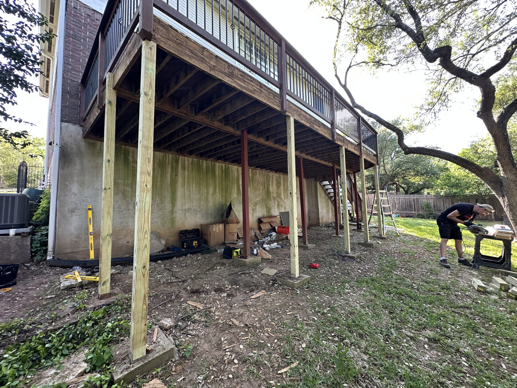 Signs deck posts need replacement Austin