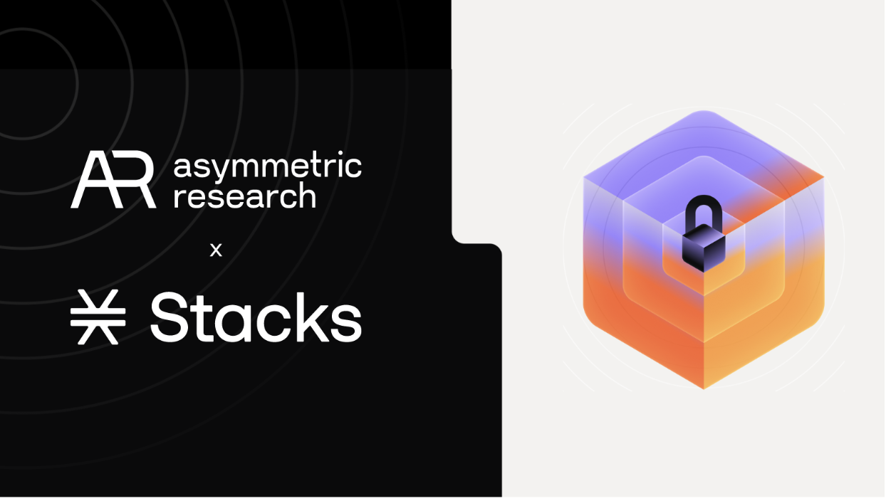 Asymmetric Research Joins Stacks Ecosystem as Core Security Contributor