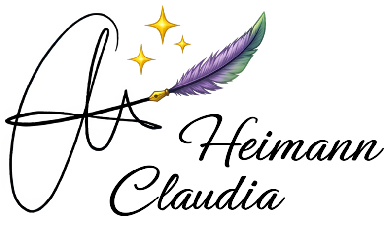 Logo Claudia Heimann – Autorin für Fantasy, Bücher &amp; digitale Kunst