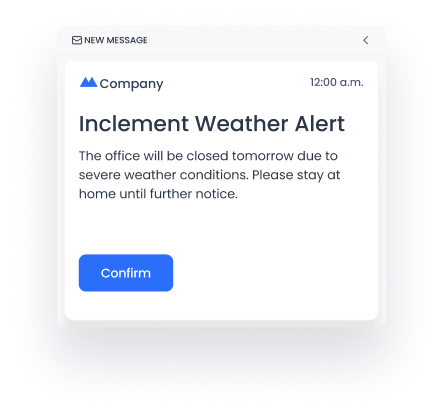emergency desktop alert
