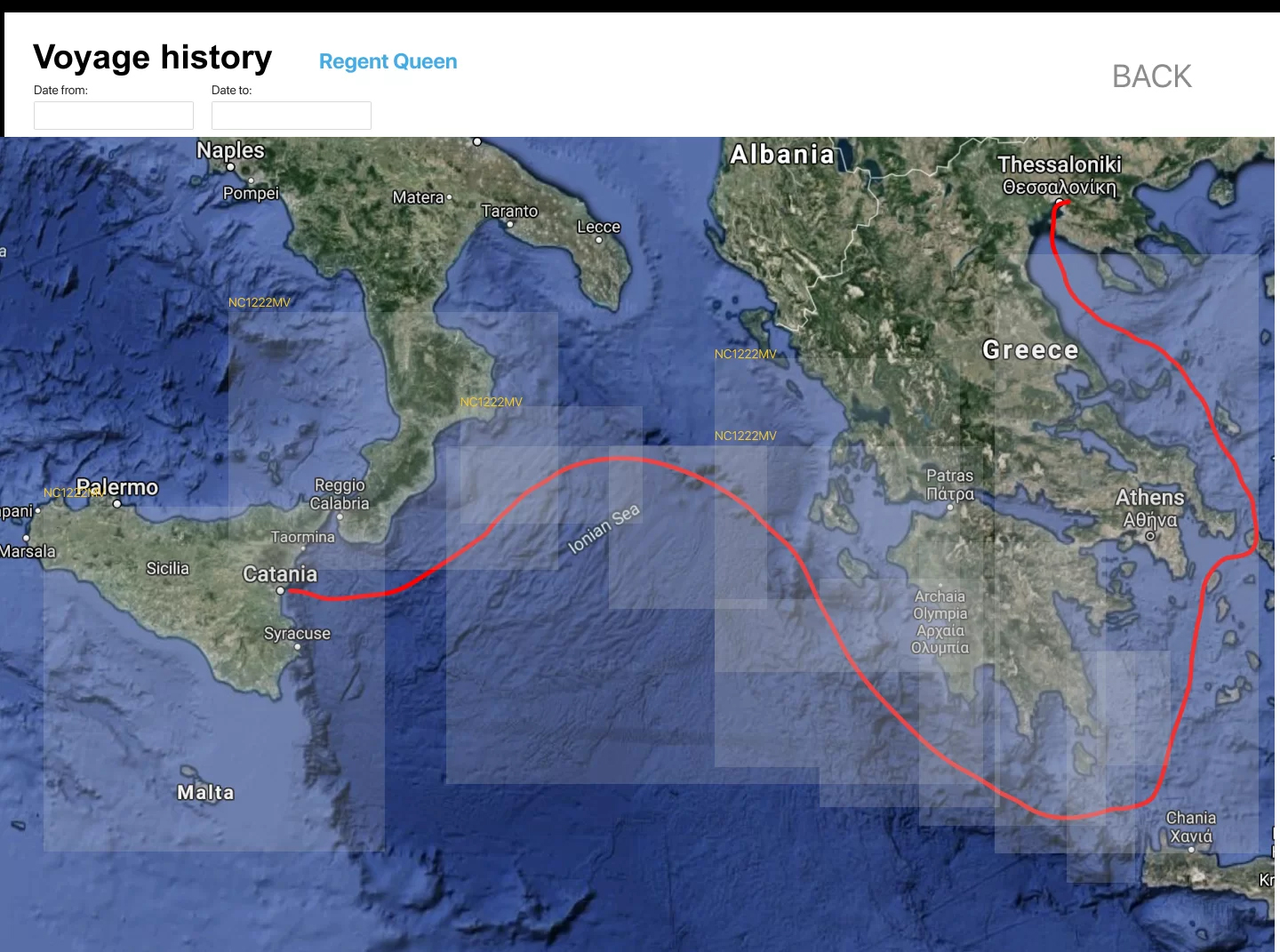 Voyage/Route Planner