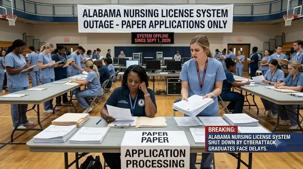 Cyberattack Disrupts Alabama Nursing License System