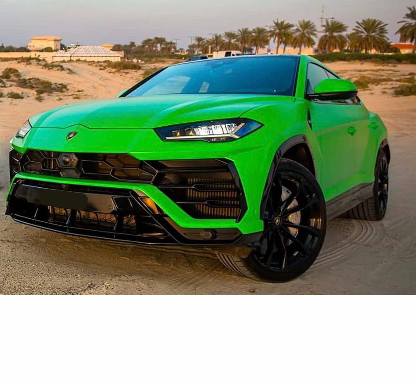 lamborghini urus зеленый