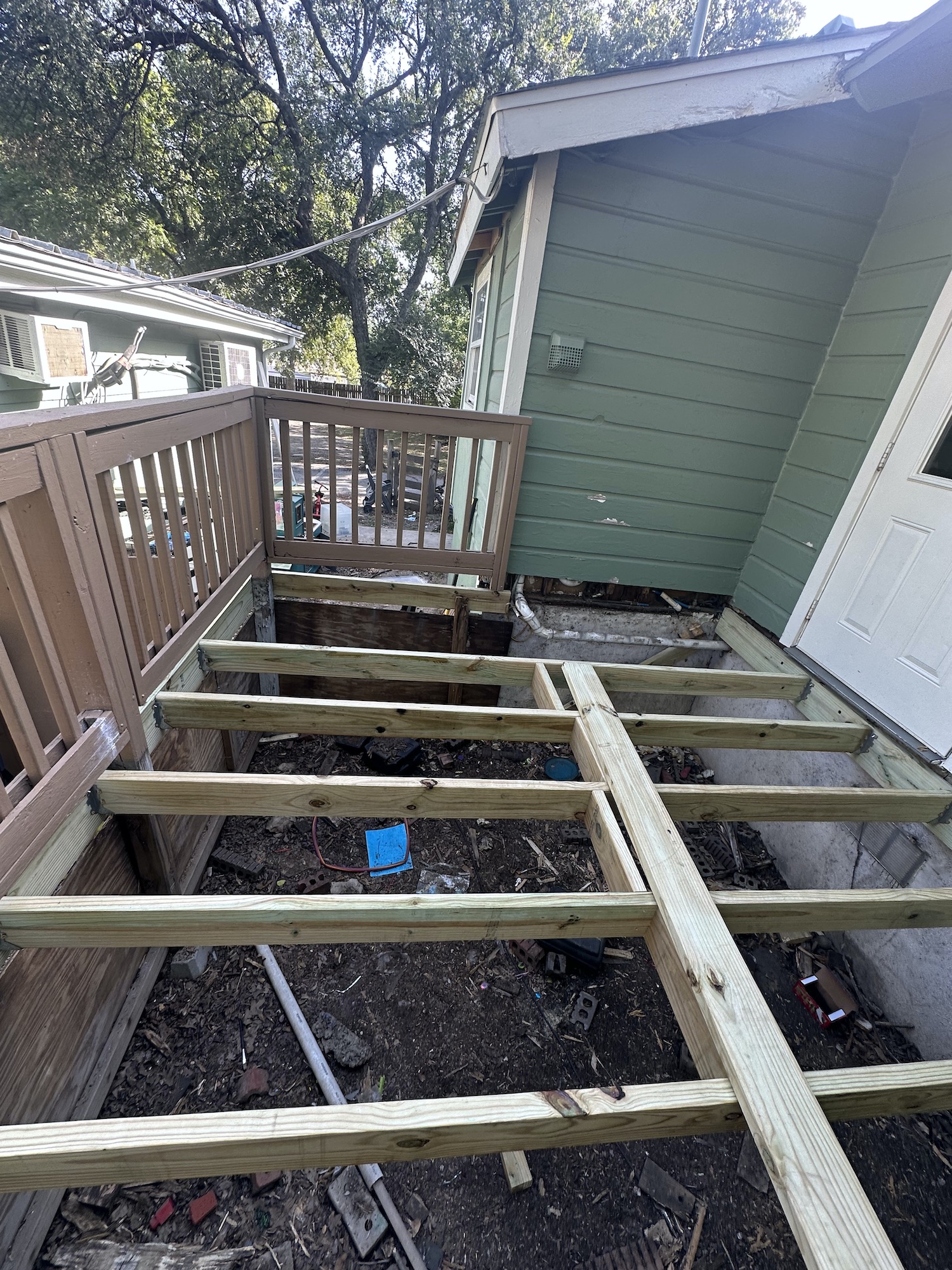 Porch and stair restoration Austin TX — process photo 8 of 23