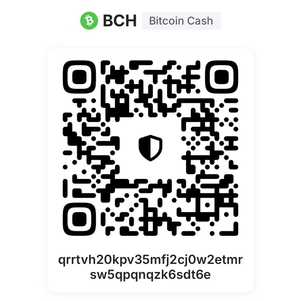 BCH (Bitcoin Cash) QR code