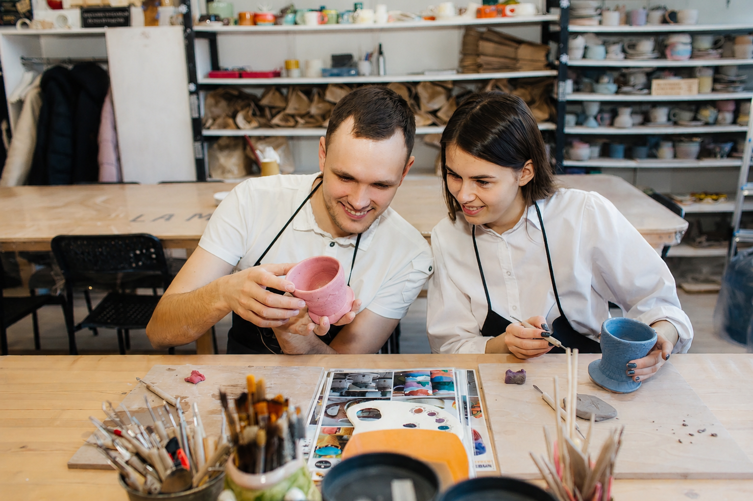 handmade pottery keepsake for parents