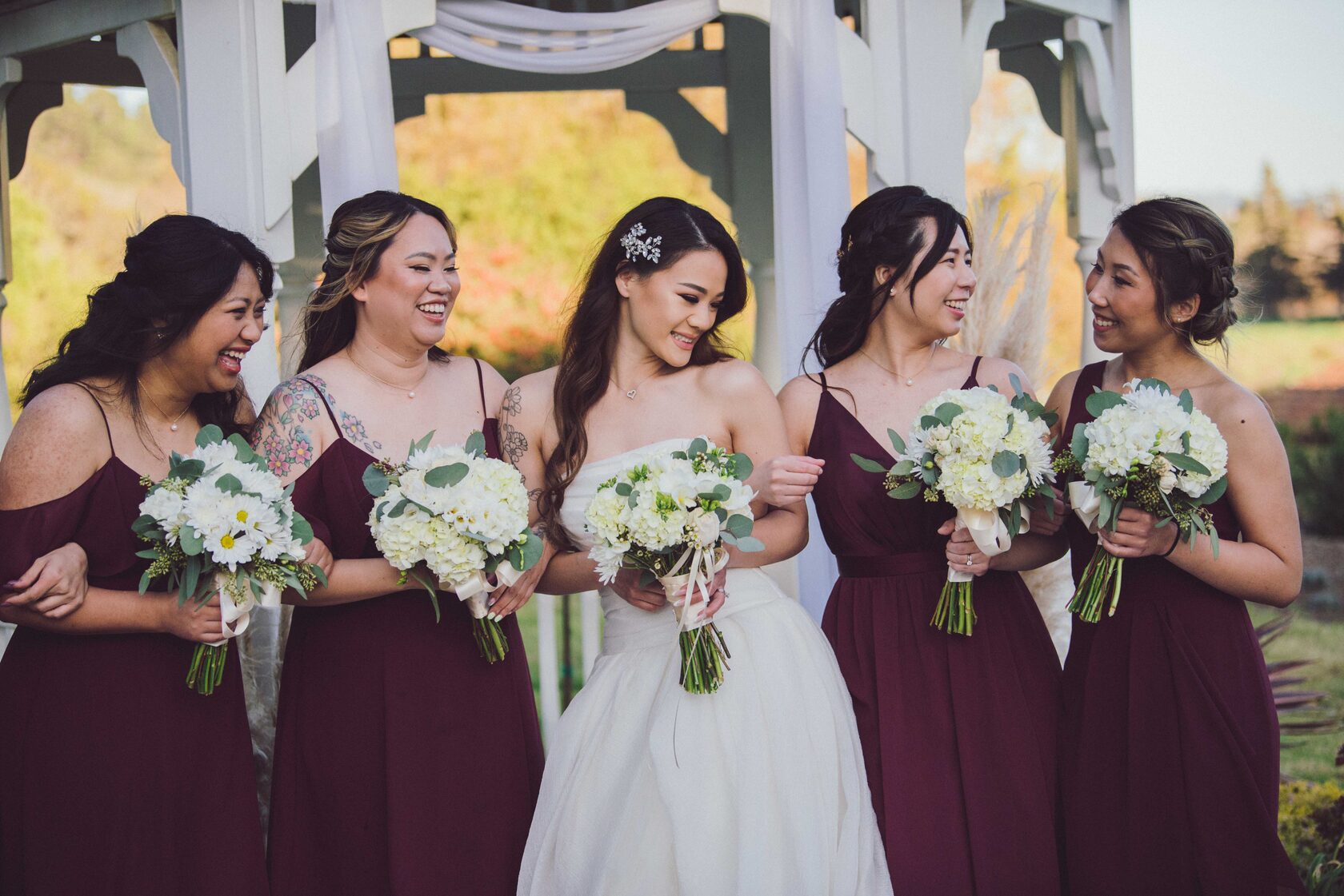 Micro wedding group photo