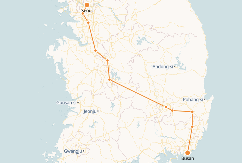 Busan to Seoul Train Tickets, Schedule & Map