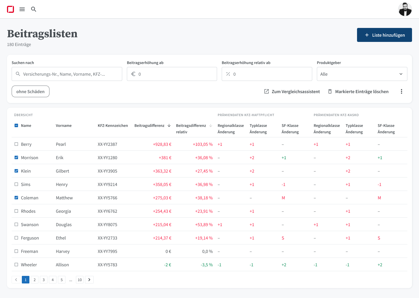UI design showing default state of the feature