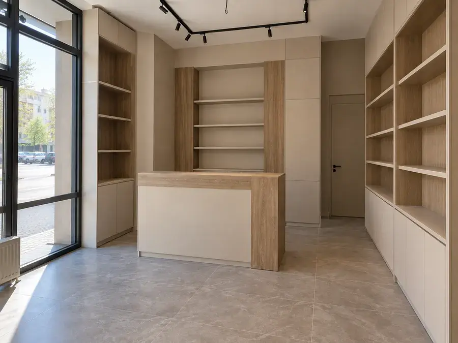 Spații comerciale - mobilier realizat la comandă
