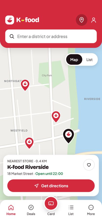K-food — Negozi su Google Maps